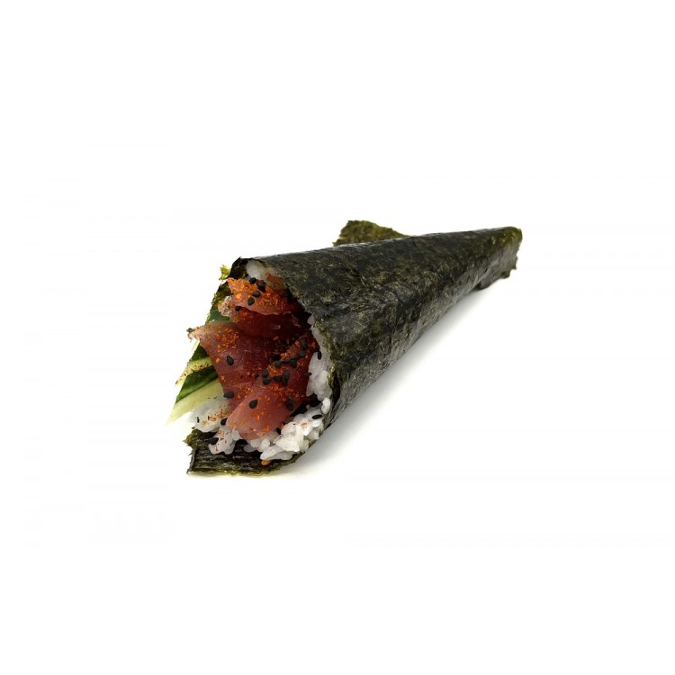 Spicy tonijn Temaki 1 stuks*